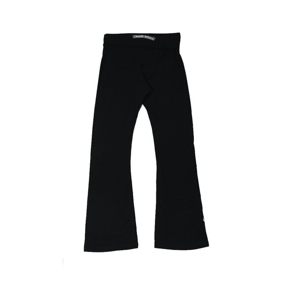 Chrome Hearts Pants - Chrome Hearts Bell Bottom Yoga Pants Black